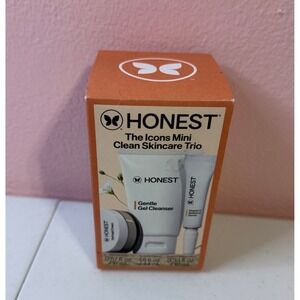 Honest Beauty The Icons Mini Clean Skincare Trio Set Cleanser Serum Cream NEW
